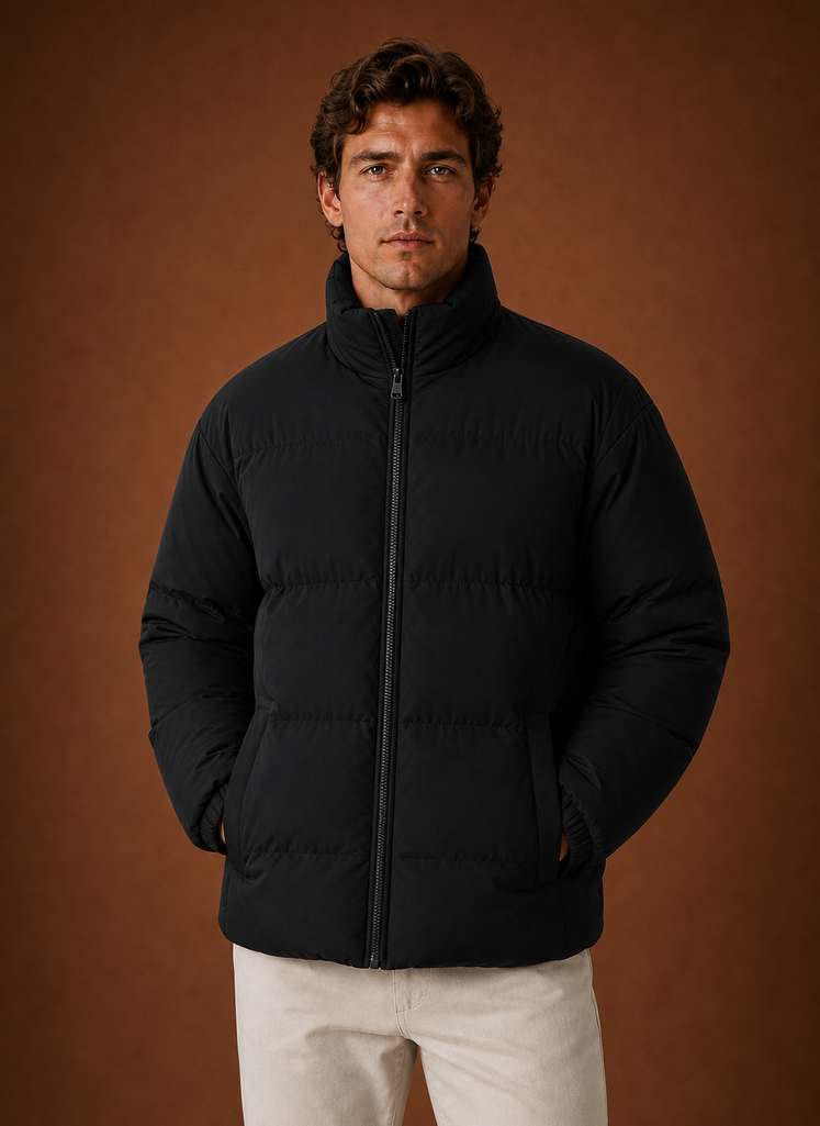Chaqueta de Plumas para Hombre - Abrigo Acolchado de Invierno | Areleon