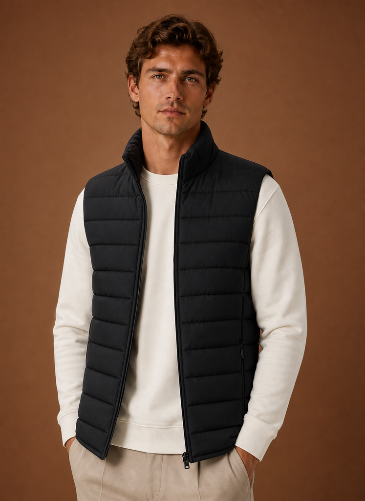 Chaleco Acolchado para Hombre - Chaleco de Invierno Liviano | Areleon