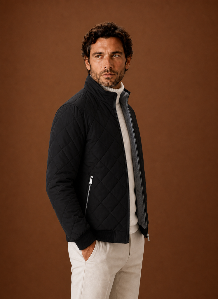 Chaqueta de Invierno para Hombre Acolchada con Forro de Forro Polar | Areleon