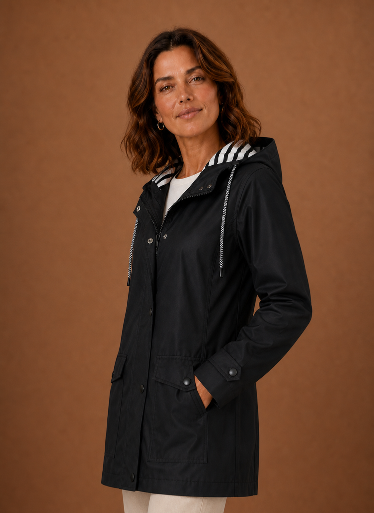 Abrigo Trench para Mujer - Abrigo con Capucha de Otoño/Invierno | Areleon