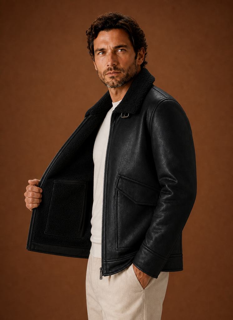 Abrigo de Invierno para Hombre - Abrigo Forrado Grueso | Areleon