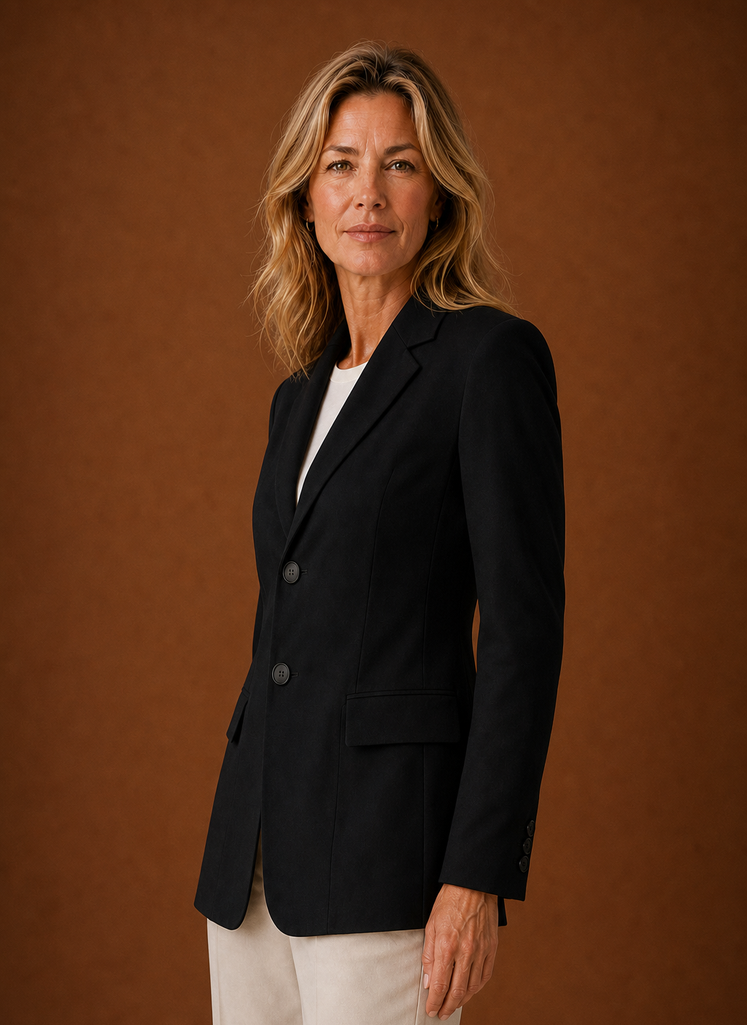 Blazer de Mujer - Chaqueta de Oficina Larga a Medida | Areleon