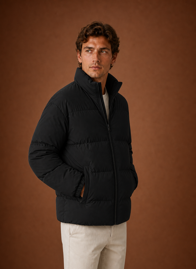 Chaqueta de Plumas para Hombre - Abrigo Acolchado de Invierno | Areleon