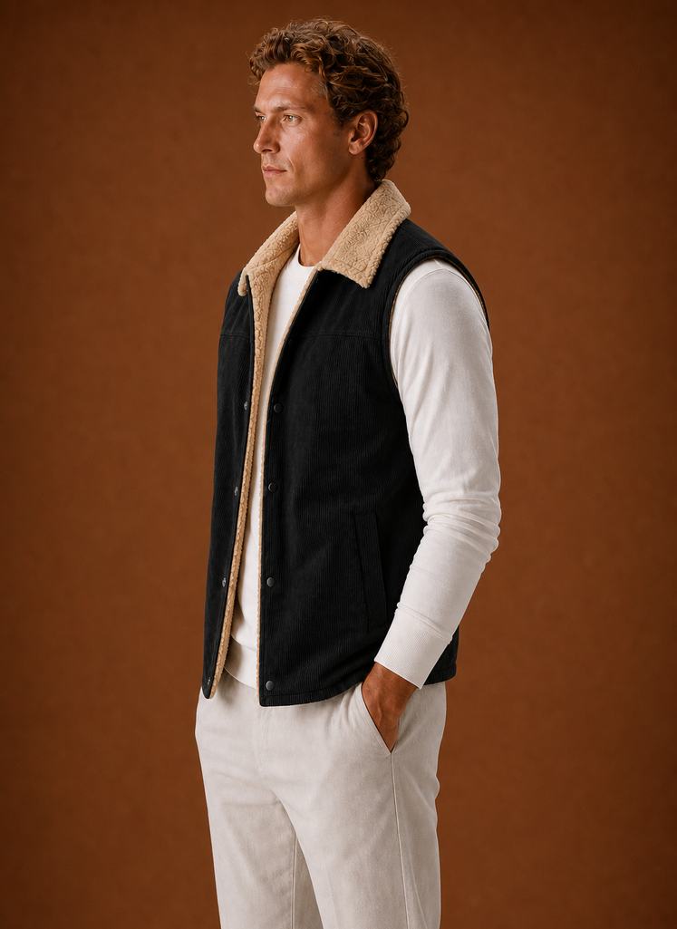 Chaleco Acolchado para Hombre - Gilet de Invierno Cálido | Areleon