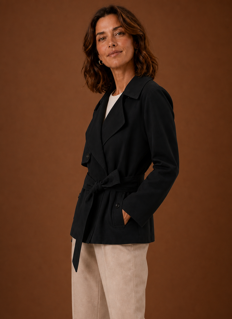 Abrigo Trench para Mujer - Chaqueta Casual con Cinturón | Areleon