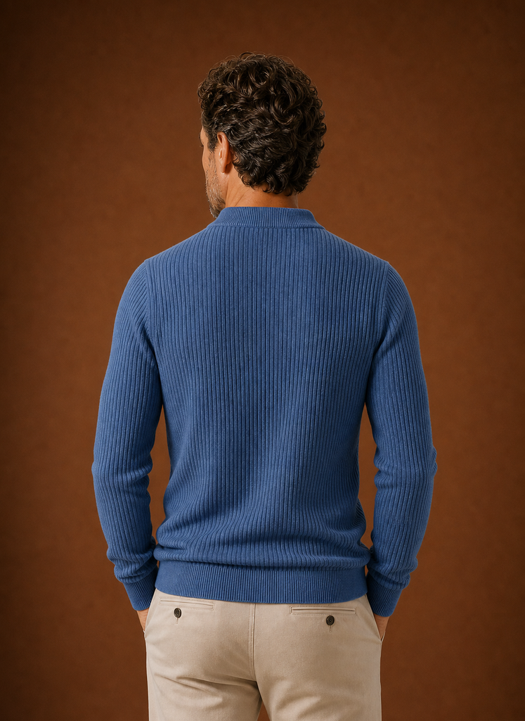Camisa Suéter para Hombre - Camisa de Punto Pullover | Areleon