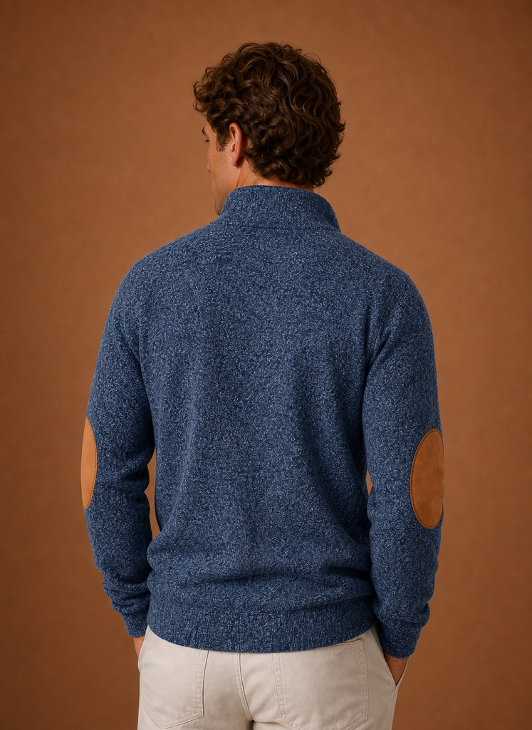 Suéter de Capa de Cuello Alto para Hombre | Areleon