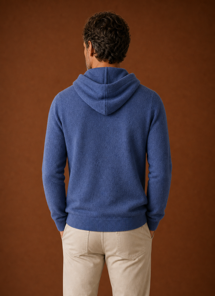 Suéter con Capucha de Look Cachemir para Hombre - Suéter de Punto | Areleon