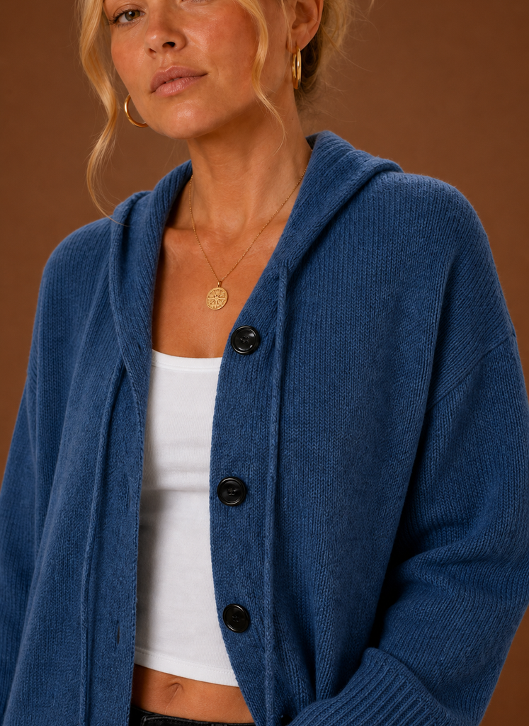 Cárdigan de Punto para Mujer - Suéter Oversized con Botones | Areleon