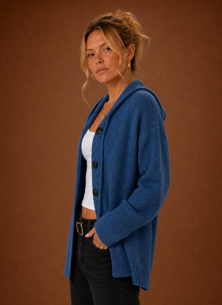 Cárdigan de Punto para Mujer - Suéter Oversized con Botones | Areleon