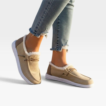 Zapatos Slip-On de Piel Sintética para Mujeres