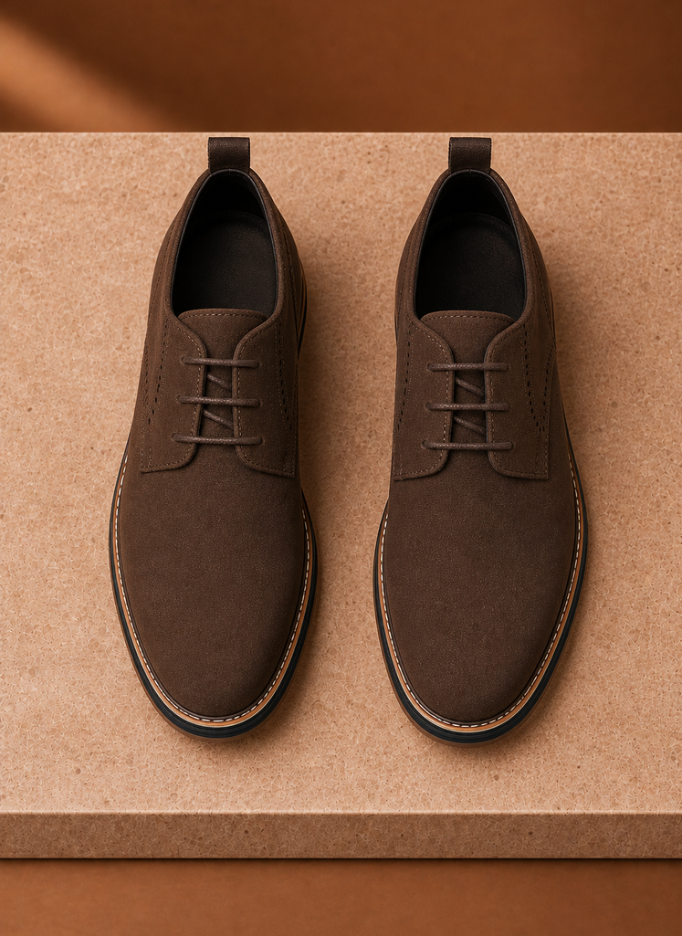 Zapatos de Vestir Derby para Hombre - Zapato de Vestir con Cordones Areleon