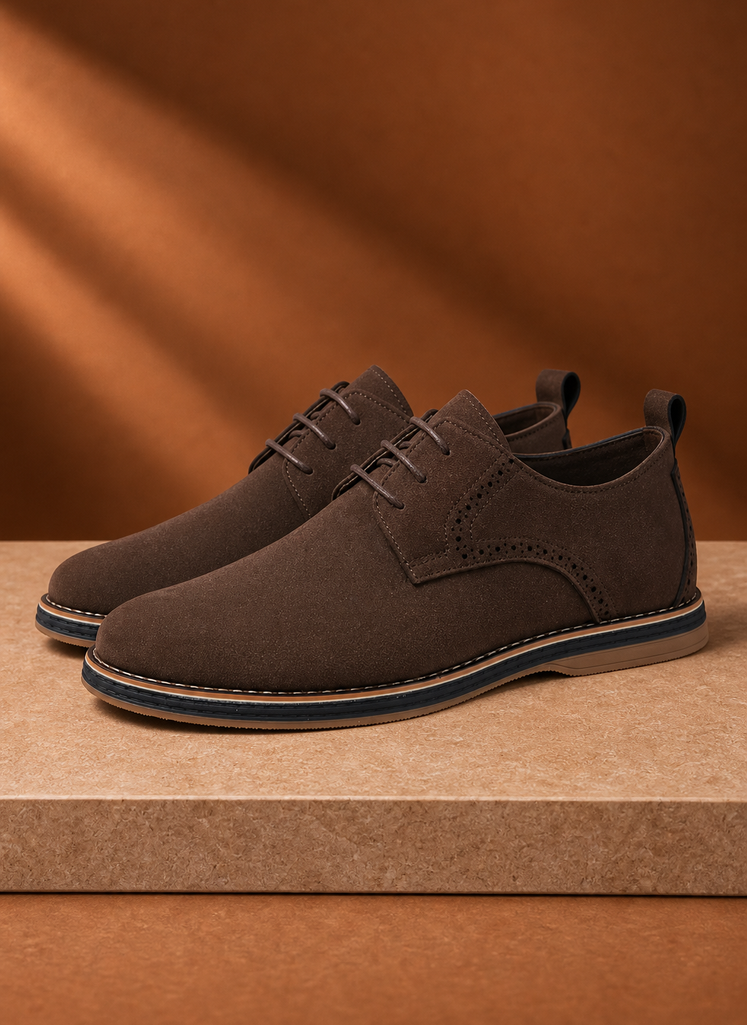 Zapatos de Vestir Derby para Hombre - Zapato de Vestir con Cordones Areleon