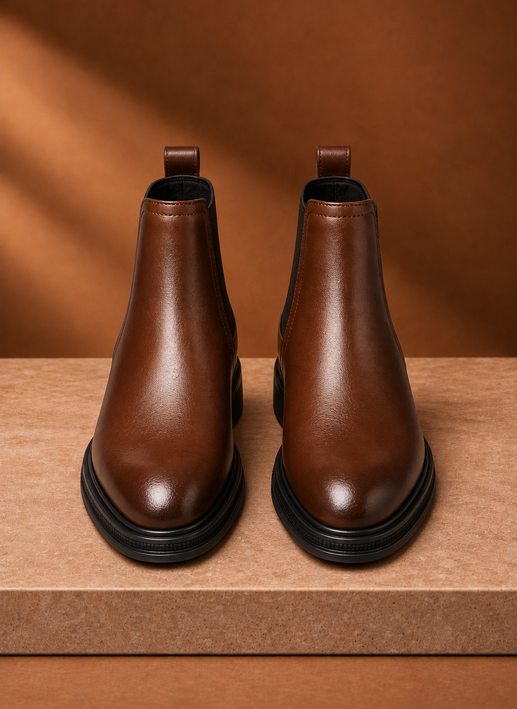 Botín Chelsea para Hombre - Botín de Tobillo con Laterales Elásticos | Areleon