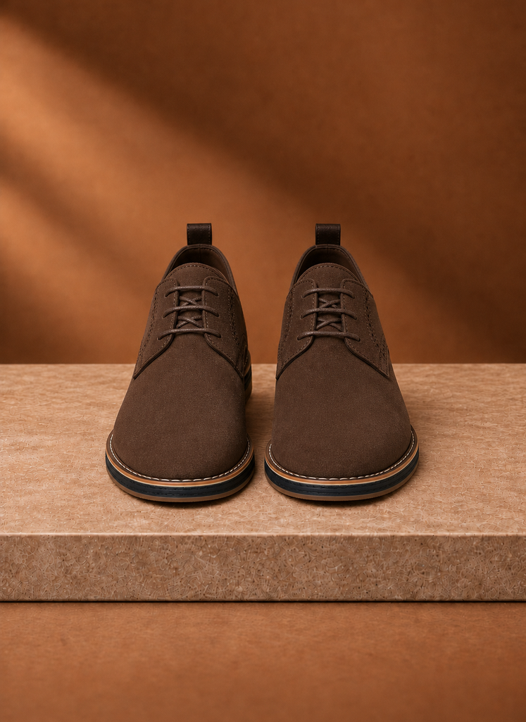 Zapatos de Vestir Derby para Hombre - Zapato de Vestir con Cordones Areleon