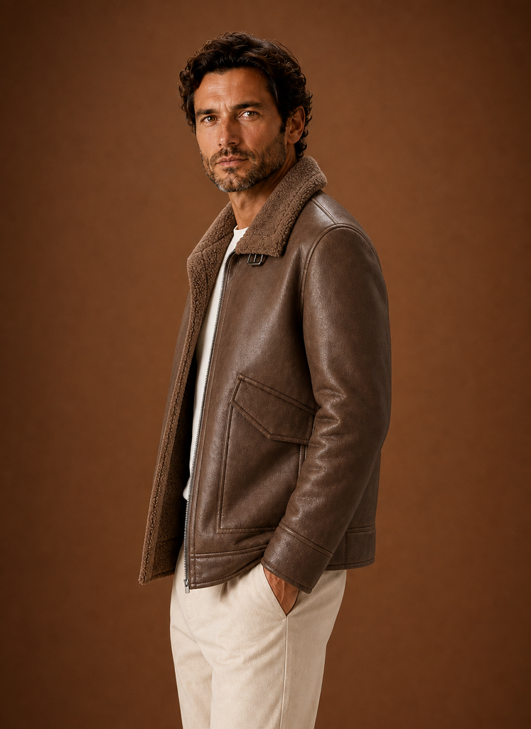 Abrigo de Invierno para Hombre - Abrigo Forrado Grueso | Areleon