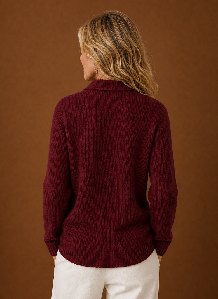 Cardigan de Punto para Mujer - Suéter con Botones en el Frente | Areleon