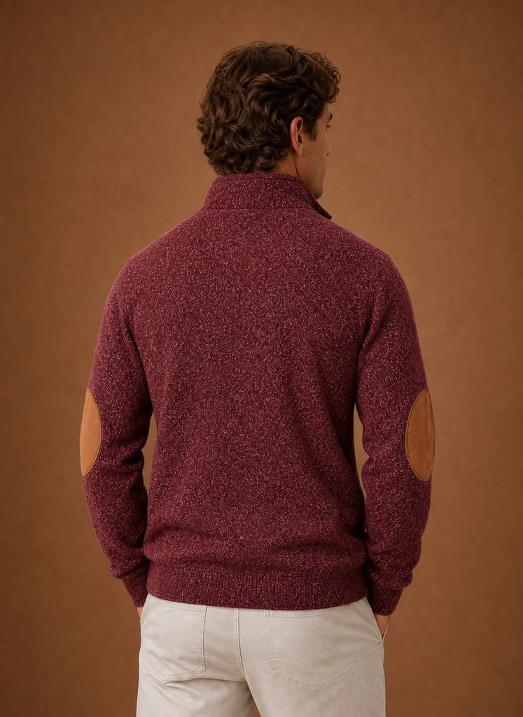 Suéter de Capa de Cuello Alto para Hombre | Areleon