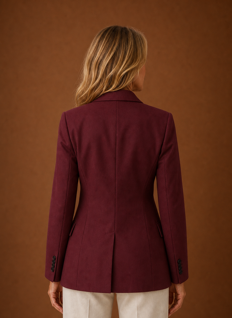 Blazer de Mujer - Chaqueta de Oficina Larga a Medida | Areleon