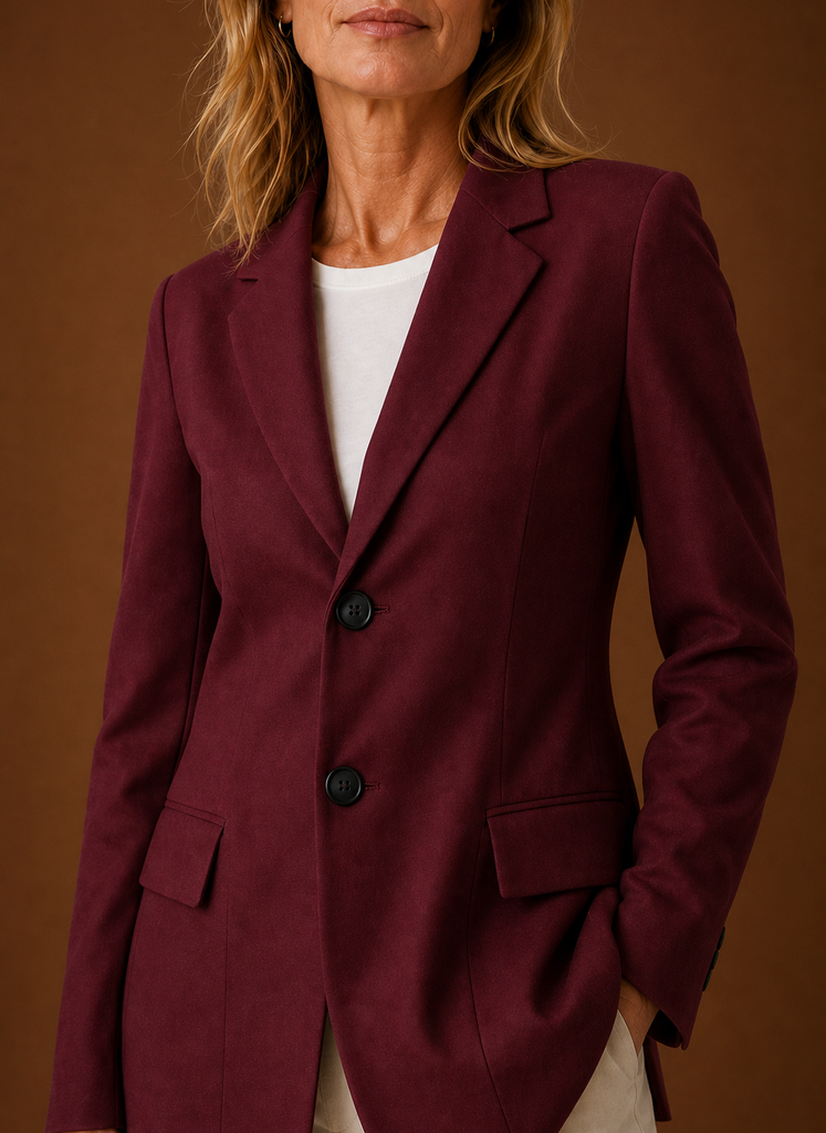 Blazer de Mujer - Chaqueta de Oficina Larga a Medida | Areleon