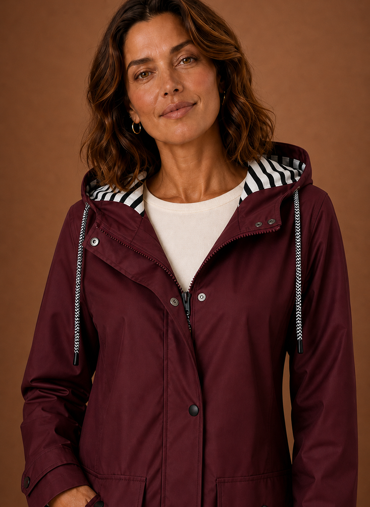 Abrigo Trench para Mujer - Abrigo con Capucha de Otoño/Invierno | Areleon