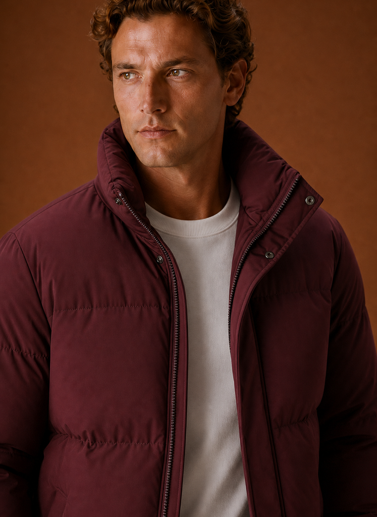 Chaqueta Puffer para Hombre - Abrigo de Invierno de Corte Oversized | Areleon