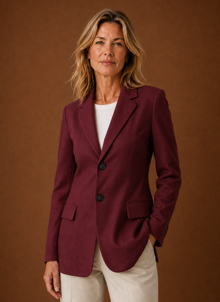 Blazer de Mujer - Chaqueta de Oficina Larga a Medida | Areleon