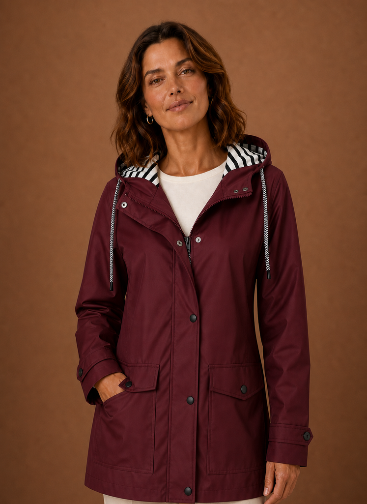 Abrigo Trench para Mujer - Abrigo con Capucha de Otoño/Invierno | Areleon