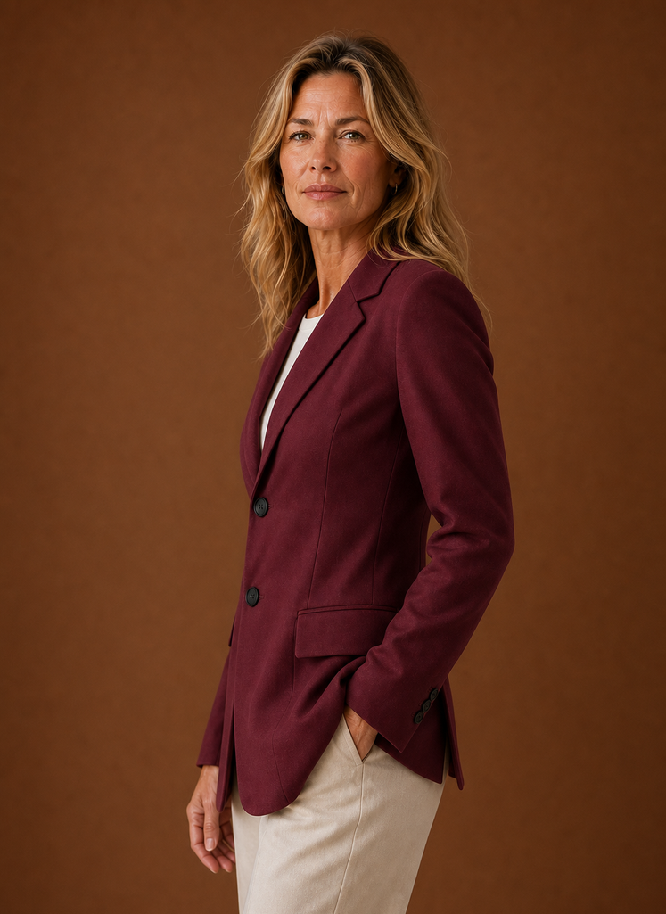 Blazer de Mujer - Chaqueta de Oficina Larga a Medida | Areleon
