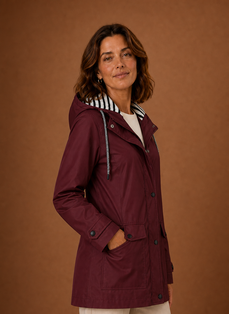Abrigo Trench para Mujer - Abrigo con Capucha de Otoño/Invierno | Areleon