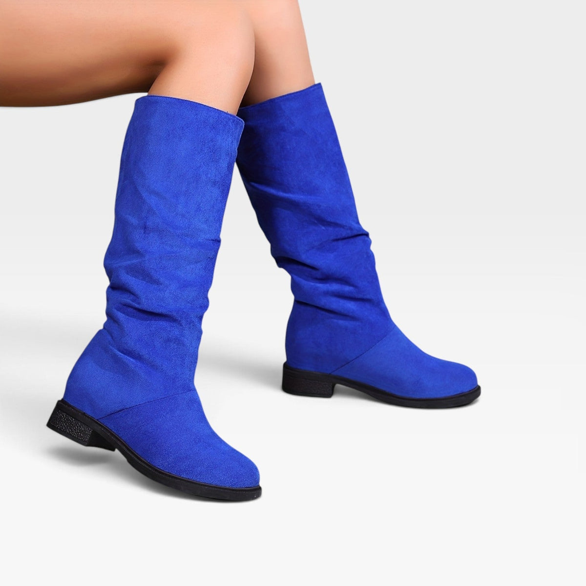 Botas de Ante Altas para Mujer