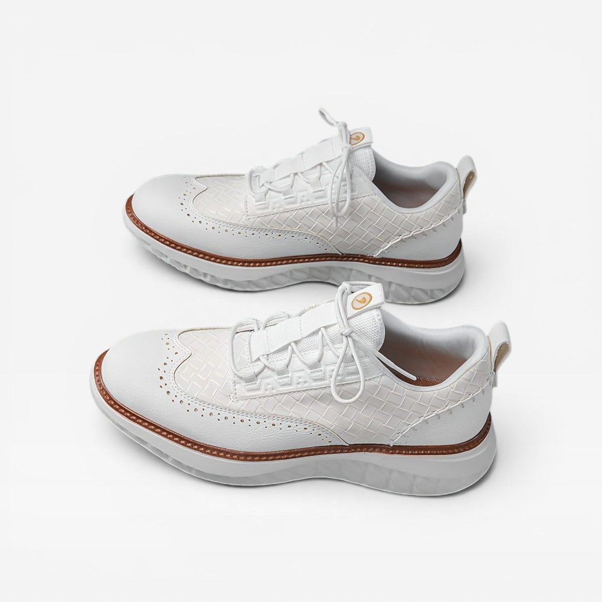 Zapatillas de Cuero Brogue para Hombre – Sneakers Elegantes y Casual