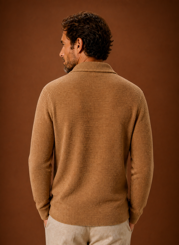 Suéter de Cárdigan de Punto para Hombre | Areleon