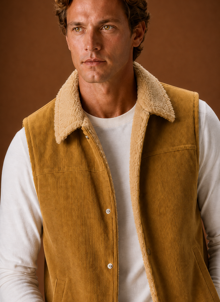 Chaleco Acolchado para Hombre - Gilet de Invierno Cálido | Areleon