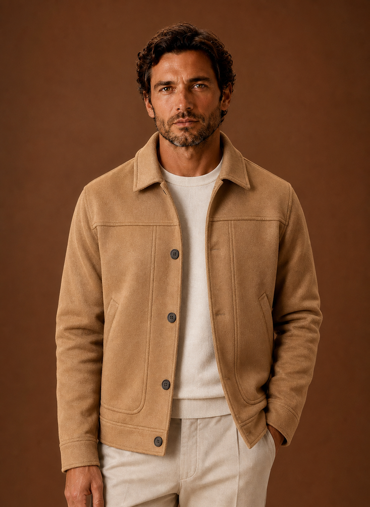 Chaqueta Casual de Botones para Hombre | Areleon