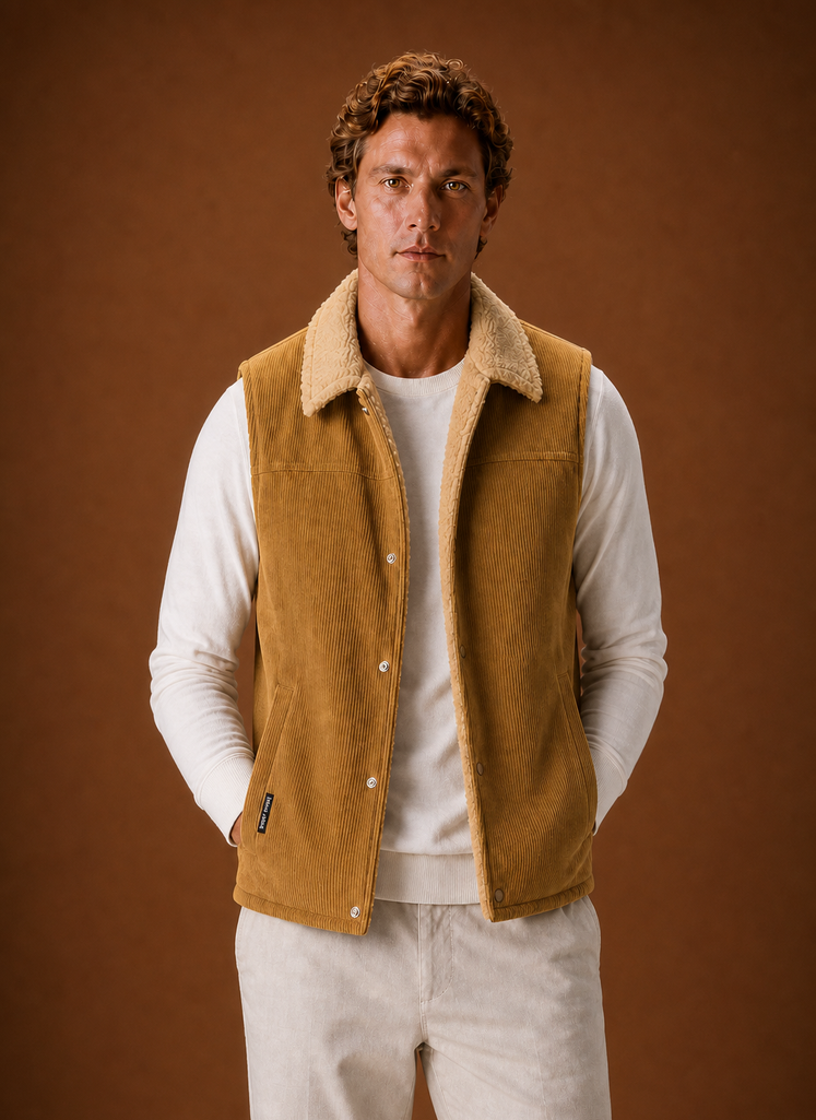 Chaleco Acolchado para Hombre - Gilet de Invierno Cálido | Areleon