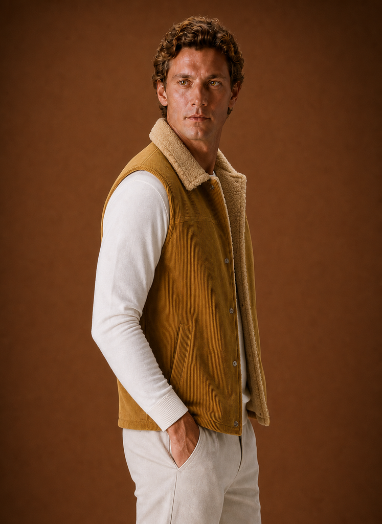 Chaleco Acolchado para Hombre - Gilet de Invierno Cálido | Areleon