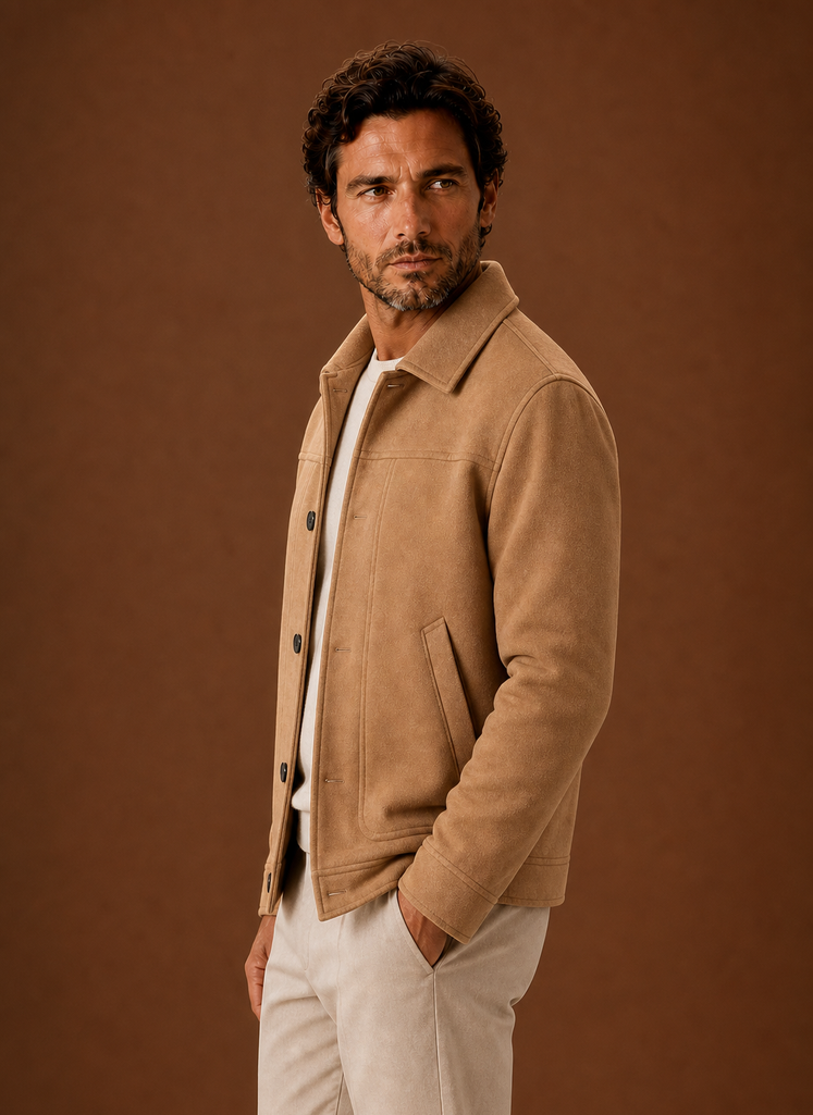 Chaqueta Casual de Botones para Hombre | Areleon