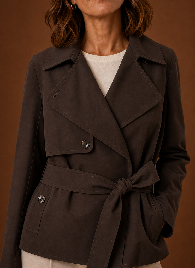 Abrigo Trench para Mujer - Chaqueta Casual con Cinturón | Areleon