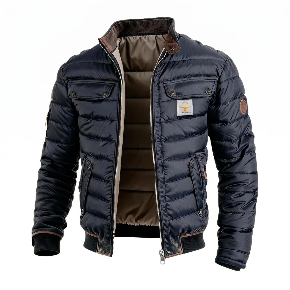 Chaqueta Acolchada Cortina