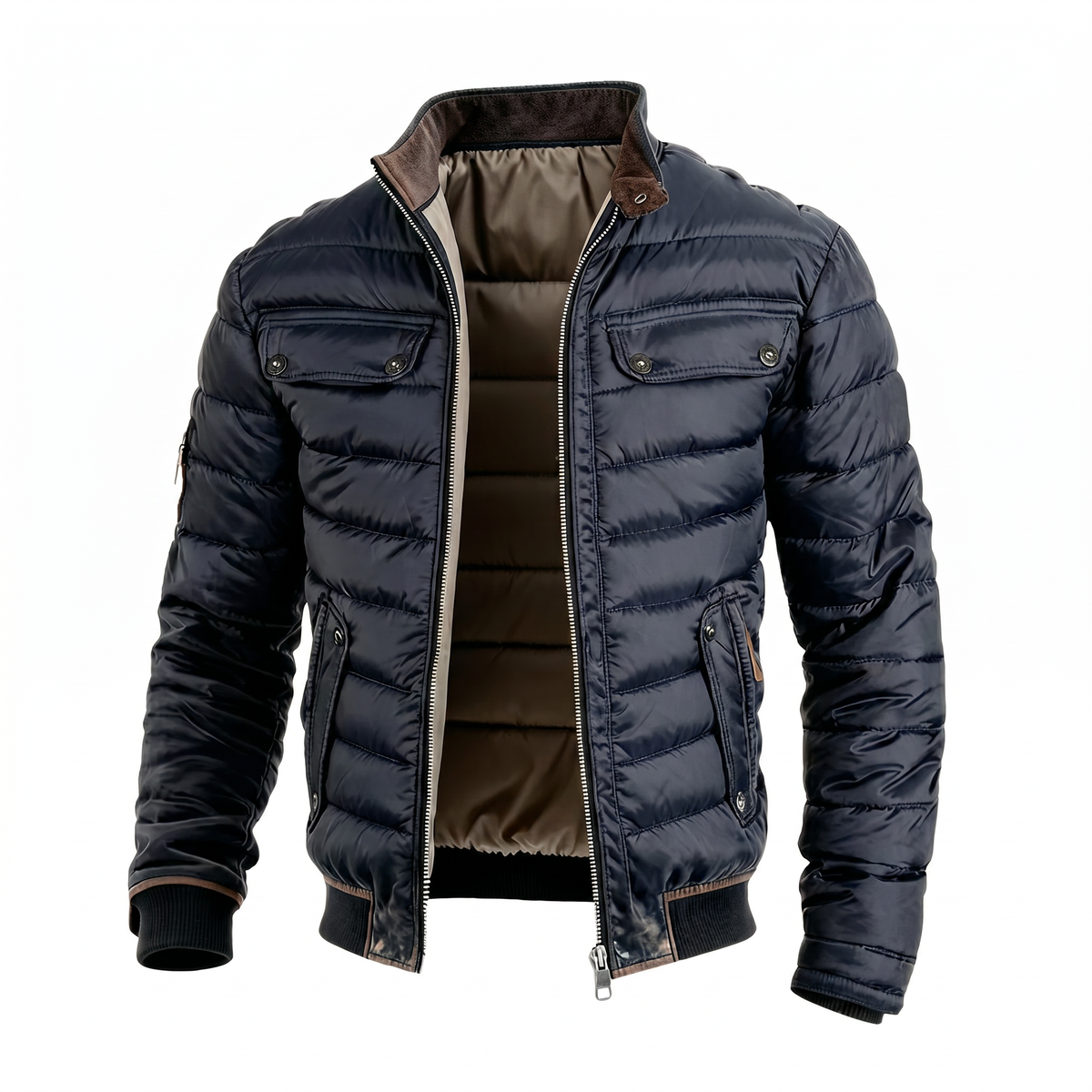Chaqueta Acolchada Cortina