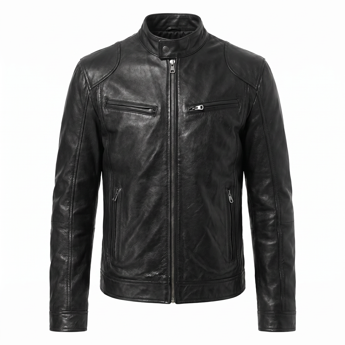 Chaqueta de Cuero Bergamo