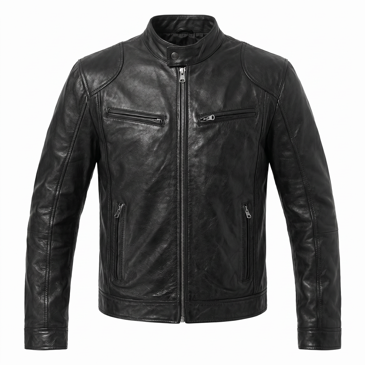 Chaqueta de Cuero Bergamo