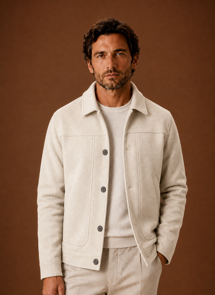 Chaqueta Casual de Botones para Hombre | Areleon