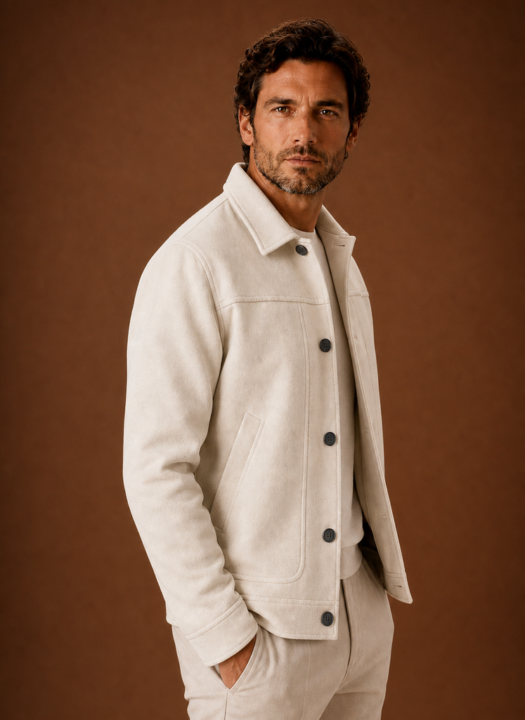 Chaqueta Casual de Botones para Hombre | Areleon