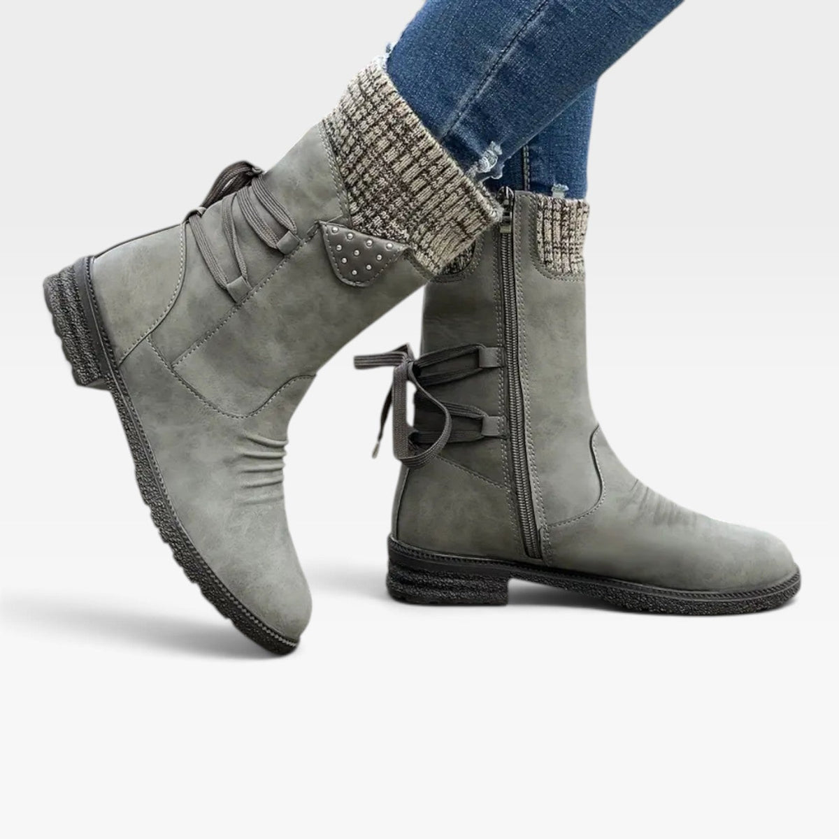 Botas de Invierno Forradas de Forro Polar para Mujer