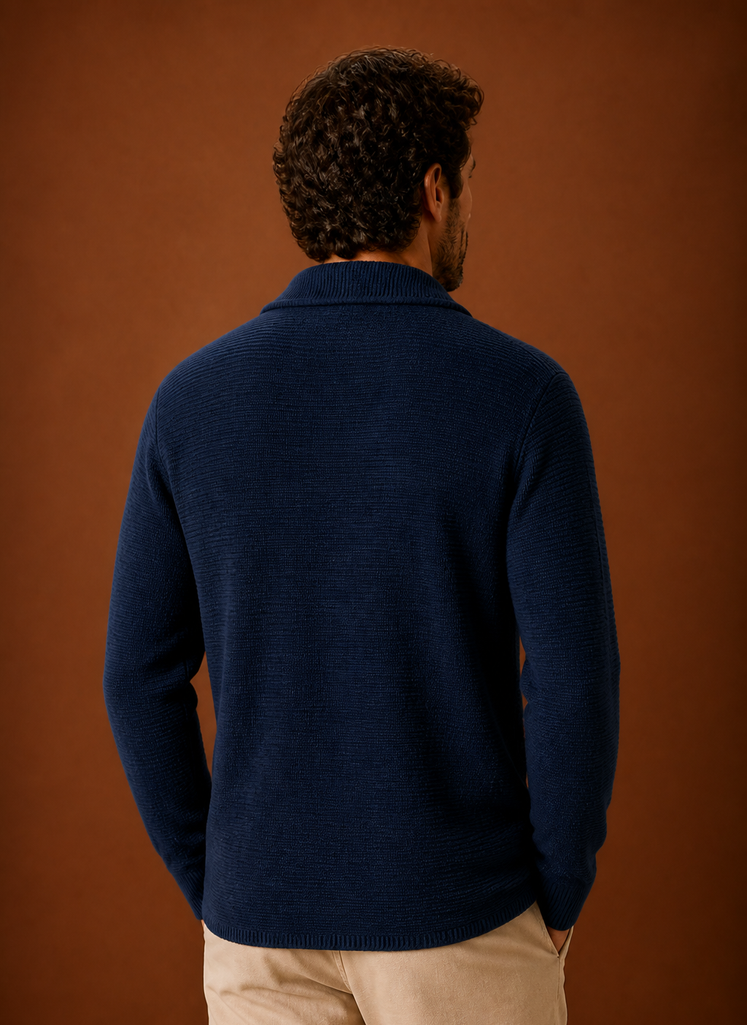 Suéter de Cárdigan de Punto para Hombre | Areleon