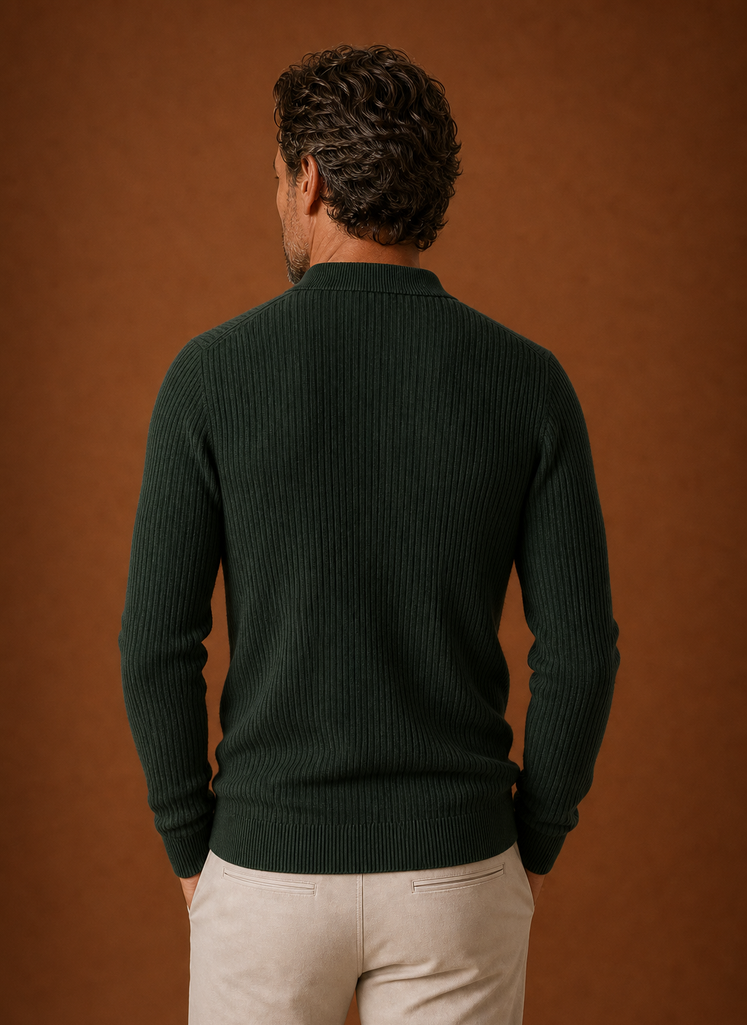 Camisa Suéter para Hombre - Camisa de Punto Pullover | Areleon