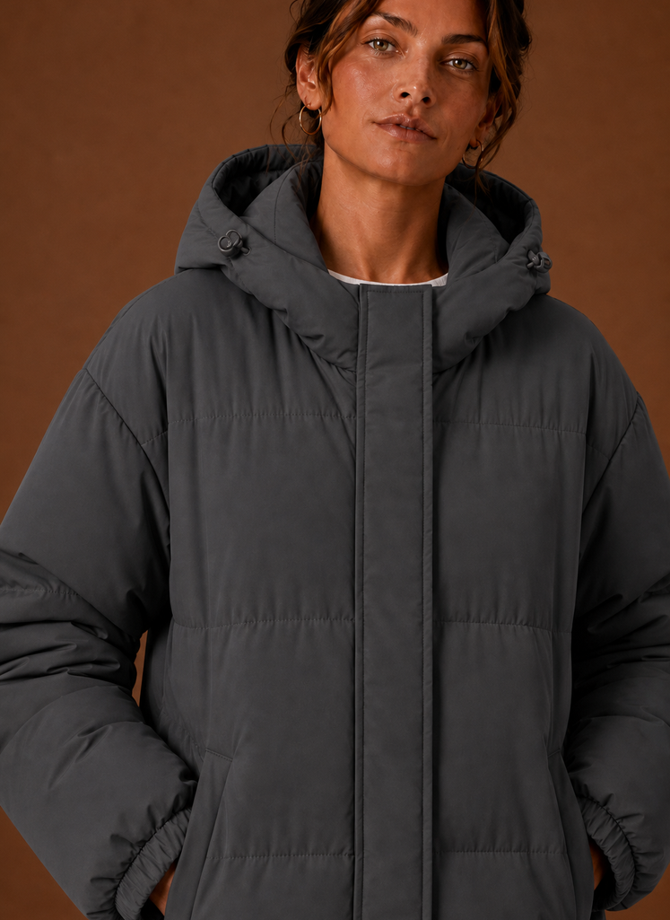 Chaqueta Puffer para Mujer - Abrigo de Invierno con Capucha | Areleon