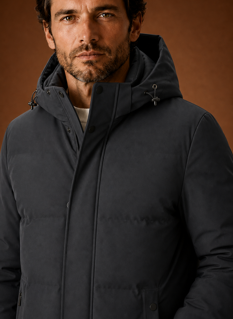 Chaqueta de Invierno con Capucha para Hombre - Abrigo Aislado | Areleon